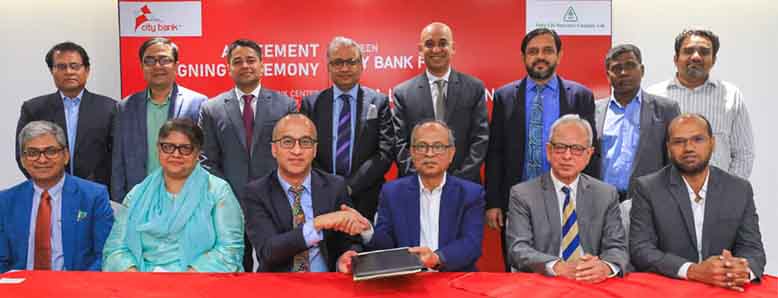 ব্যাংকাসুরেন্স চুক্তি করলো সিটি ব্যাংক ও ডেল্টা লাইফ ইন্স্যুরেন্স