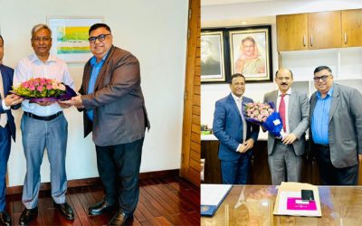 বিএসইসি’র দুই কমিশনারকে ফুলেল শুভেচ্ছা জানিয়েছেন বিএমএসএল ইনভেস্টমেন্ট ও সালতা ক্যাপিটাল