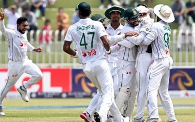পাকিস্তানের মাটিতে ঐতিহাসিক টেস্ট জয় বাংলাদেশের