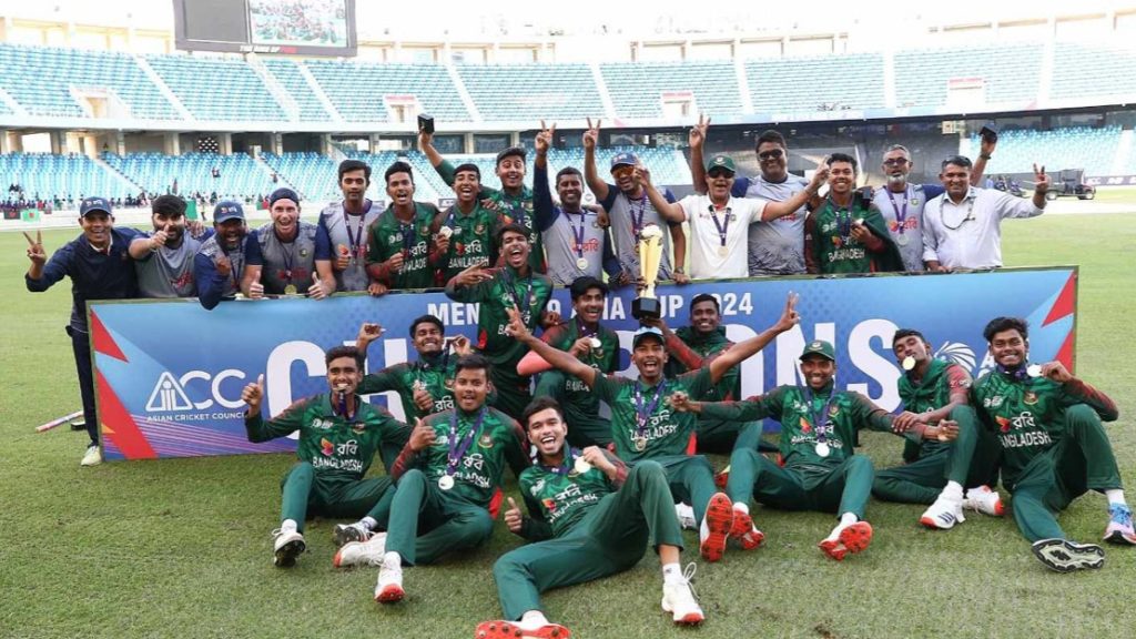 ভারতকে হারিয়ে এশিয়া কাপের শিরোপা বাংলাদেশের