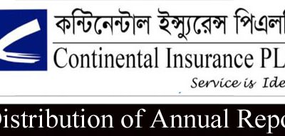 Distribution of Annual Report of Continental Insurance PLC.