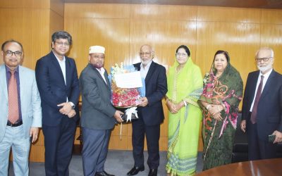 পে-কমিশনের চেয়ারম্যানকে ন্যাশনাল লাইফ ইন্স্যুরেন্সের শুভেচ্ছা
