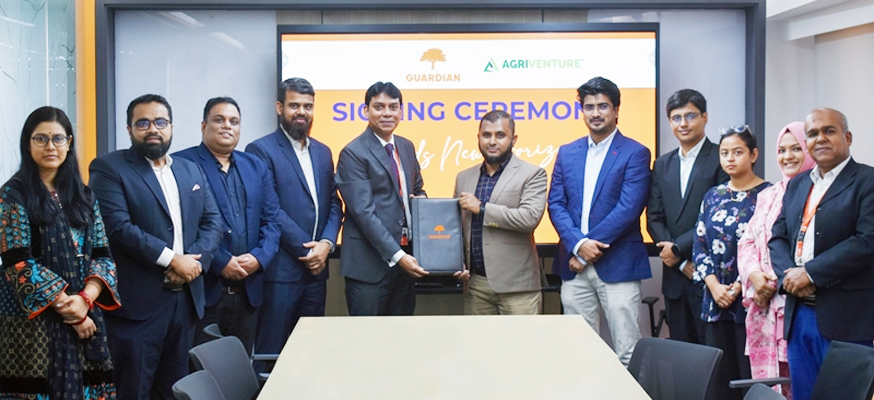 গার্ডিয়ান লাইফ ইন্স্যুরেন্স ও এগ্রিভেঞ্চারের চুক্তি স্বাক্ষর