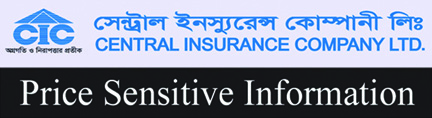 Price Sensitive Information of Central Insurance Company Limited