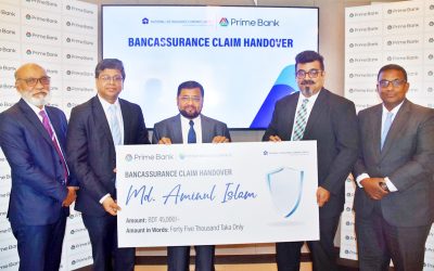 ন্যাশনাল লাইফের ব্যাংকাস্যুরেন্স দাবির ৩৬ লাখ টাকা পরিশোধ