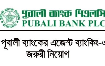 পূবালী ব্যাংক পিএলসি’র এজেন্ট ব্যাংকিং-এ জরুরী নিয়োগ